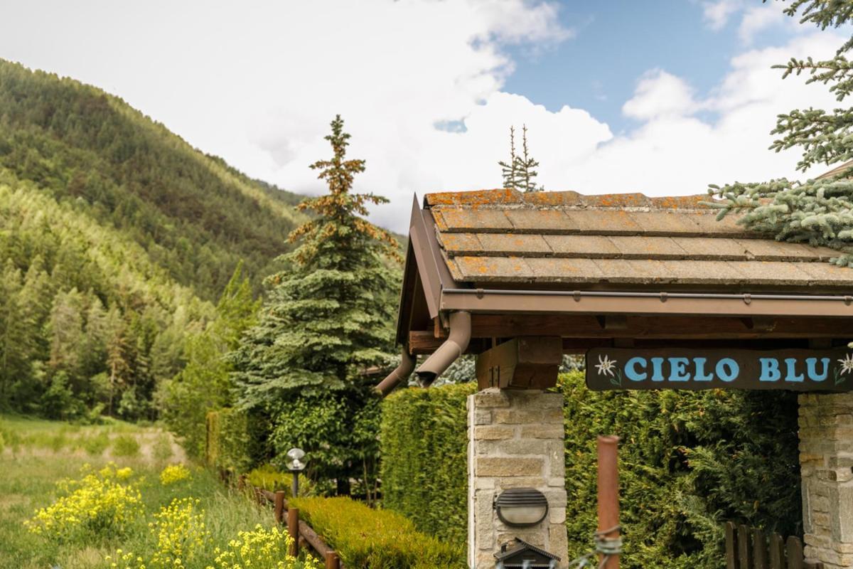 Cielo Blu Casa Alpina Vialattea Villa Oulx Exteriör bild